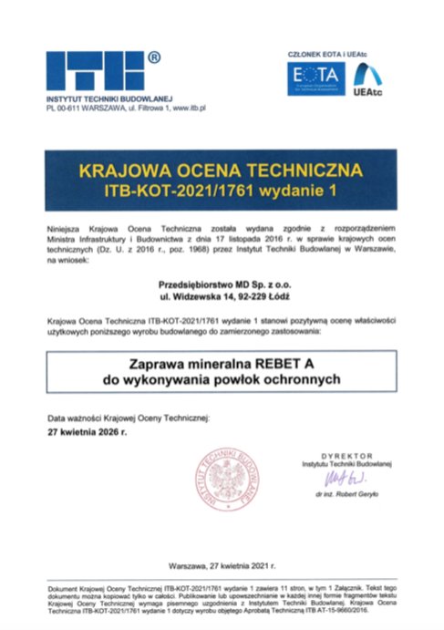 Krajowa Ocena Techniczna ITB
